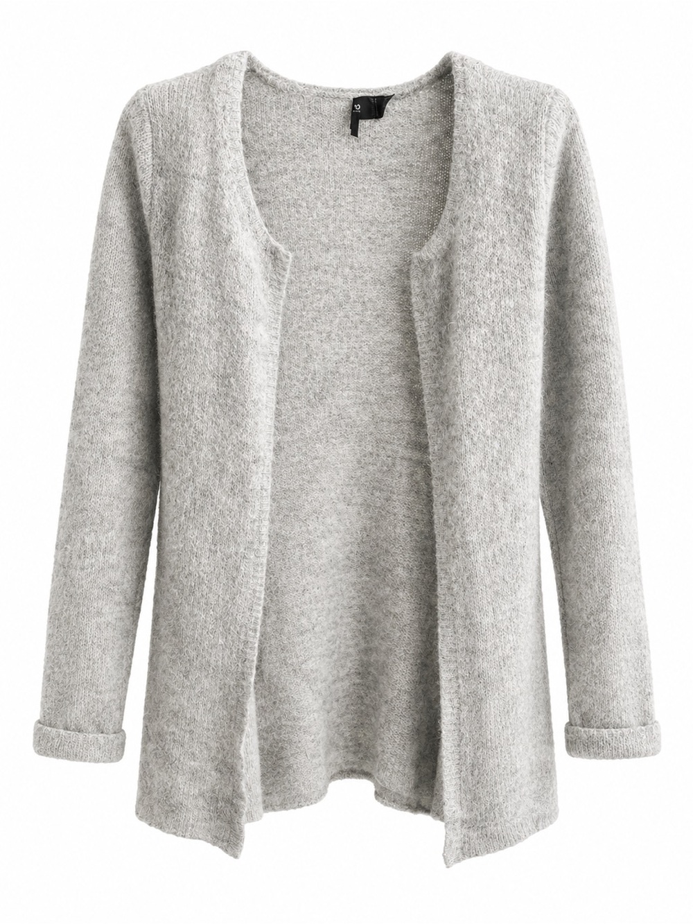 Icōne Exclusivité Simons Grey Mohair-Blend Open-Front Cardigan XS